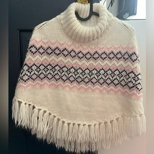 H&M Girls Sweater Poncho